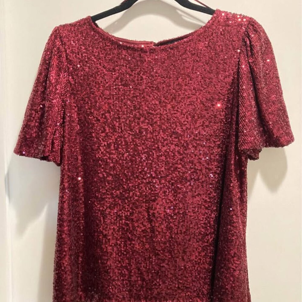 Sparkly Ruby Red Bling Top! Perfect for Valentine's Day or special night out!